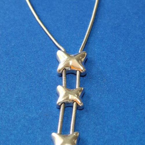 Silver pendant necklace 925 stamp, like new, 60 cm