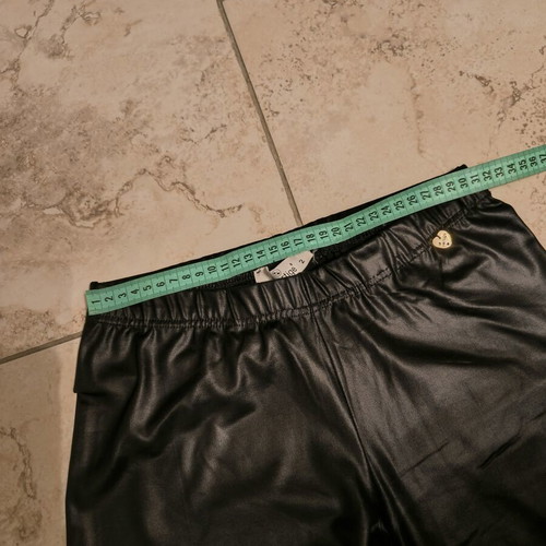 Le Vertige faux leather leggings like new, black, size L