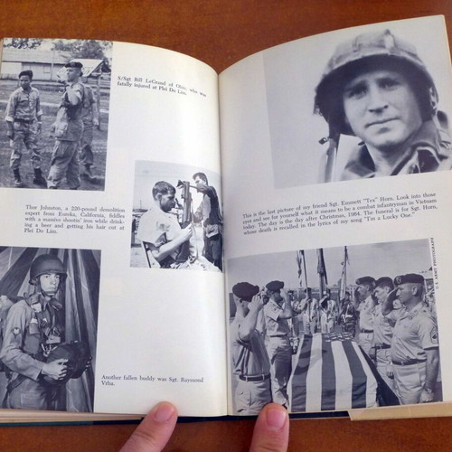 Book I'm a lucky one by Barry Sadler used, Vietnam War
