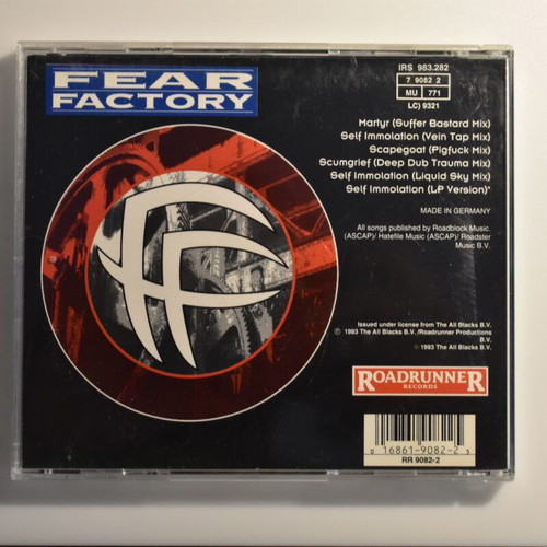 Fear Factory Fear Is The Mindkiller CD used, metal