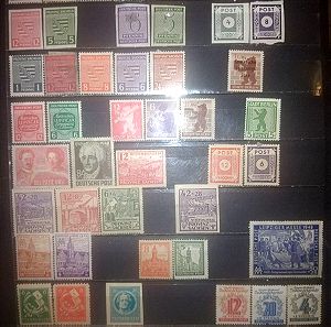 Γερμανια Σοβιετική ζώνη συλλογή 50+ διαφορετικά ασφραγιστα γραμματόσημα