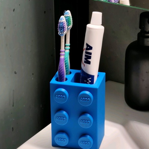 3D Printed Lego Brick Bathroom Holder New, modern organizer