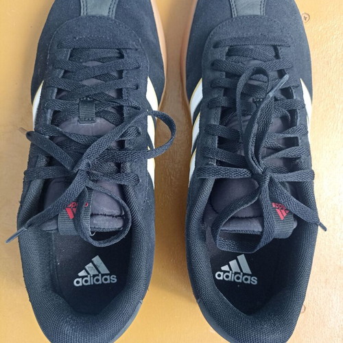 Adidas VL Court 3.0 Sneakers like new, black/brown, size 44⅔