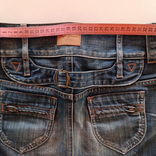 Pepe Jeans Denim Vintage Blue Skirt XS Small Like New