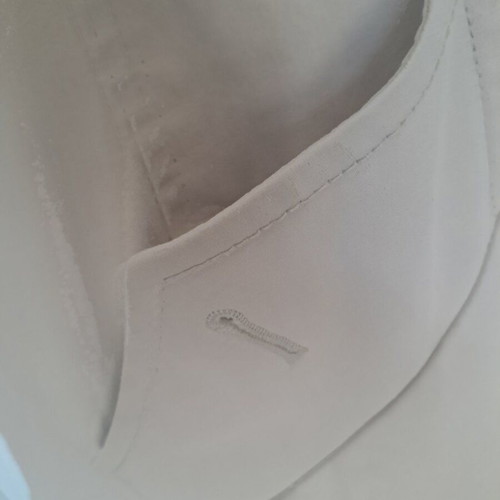 Theory women's trench coat like new, size L, white and gray