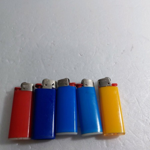 Lighters used, pack of 5 small big-type