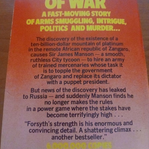 Book The dogs of war like new, Frederick Forsyth