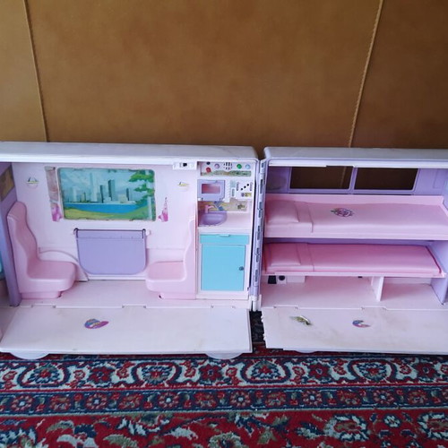 Mattel 2001 Barbie Travel Train playset used