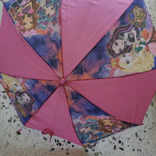 Ever After High children's umbrella used with defect