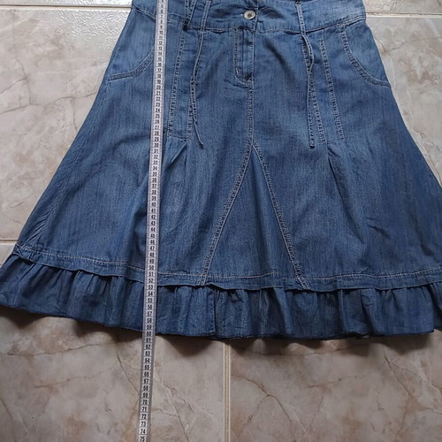 Louise Orop denim skirt new, 100% cotton, size L