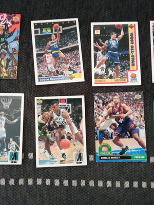 Upperdeck NBA collectible cards like new, set of 8