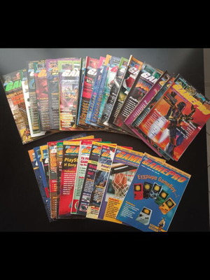 GamePro magazine collection, 25 issues 1995-2000