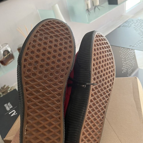 Vans sneakers used, size 39, red