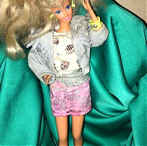 Κούκλα  Barbie ,feeling fun,1989.vintage