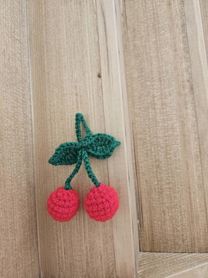 Crocheted cherry like new