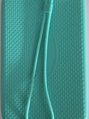 Havaianas Mini Bag turquoise like new, silicone wristlet