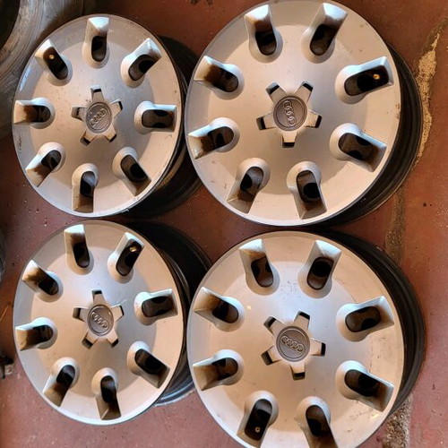 Audi steel rims used 15" with hubcaps