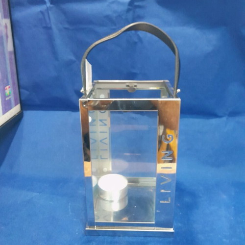 Metal stainless lantern for tealight new 14×23