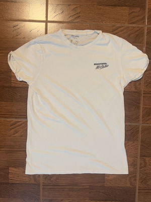 T-shirt Beautiful Mistake slim fit white medium used