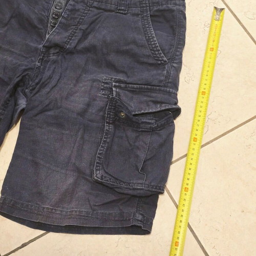 Glou Jeans Bermuda shorts, black and blue, size M