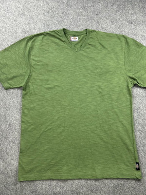 Dickies men's XL green V-neck T-shirt