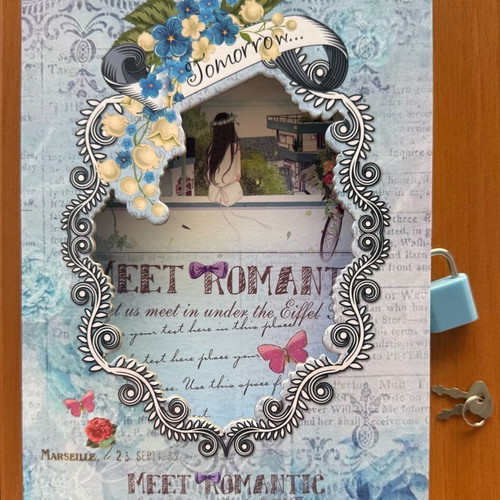 Diary in lockable box new