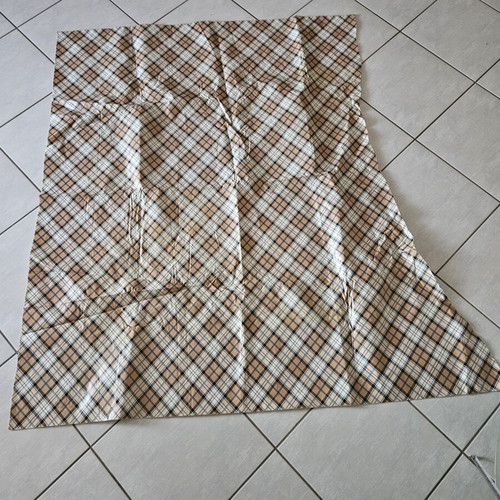 PVC tablecloth with checkered pattern