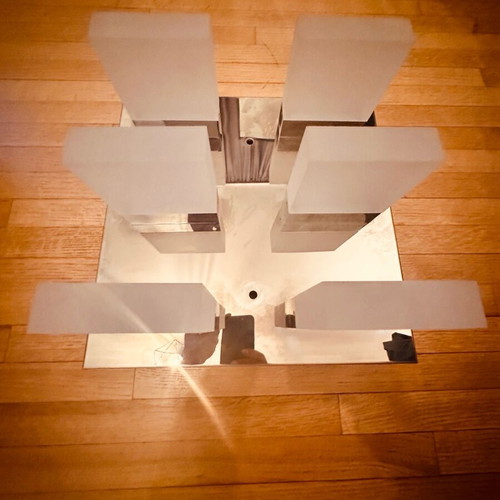 Inox LED wall light in excellent condition