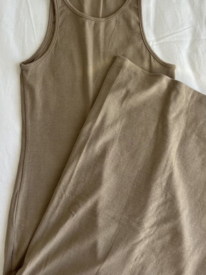 Pull & Bear long dress beige like new, size S