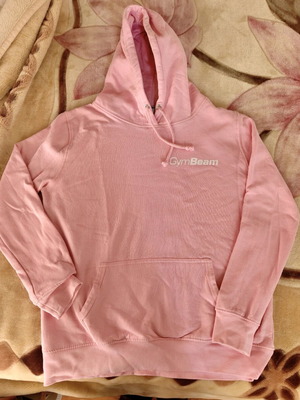 GymBeam γυναικείο φούτερ ροζ σαν καινούργιο, μέγεθος medium