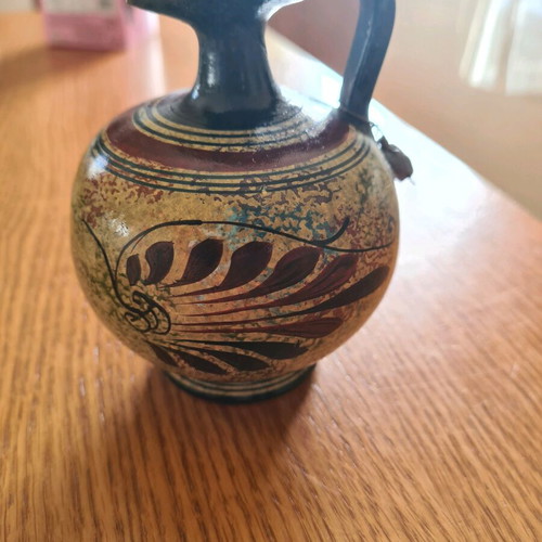 Ceramic amphora like new from the New Archaeological Museum of Mytilene