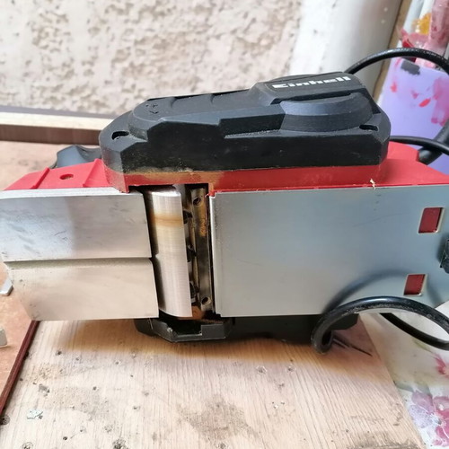 Grinding wheel, planer and sander tools used