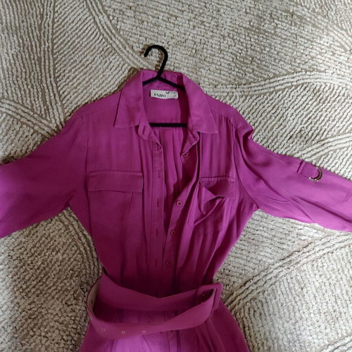 Enzzo magenta jumpsuit, size S