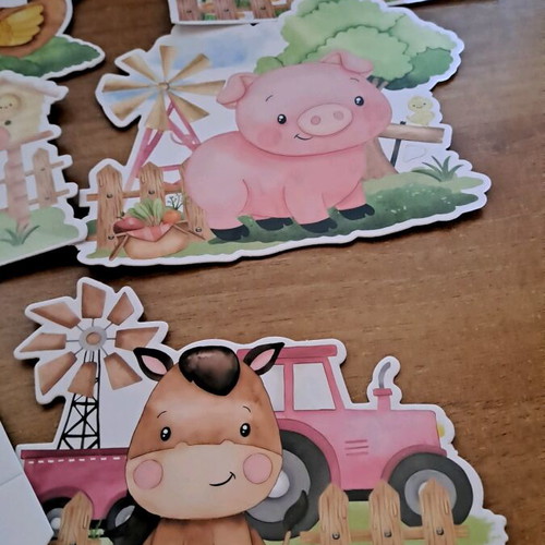 Cards with animals all together
