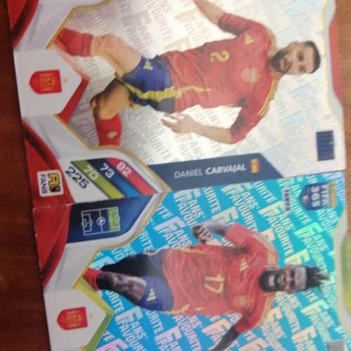 Fan's Favorite Carvajal and Williams stickers like new