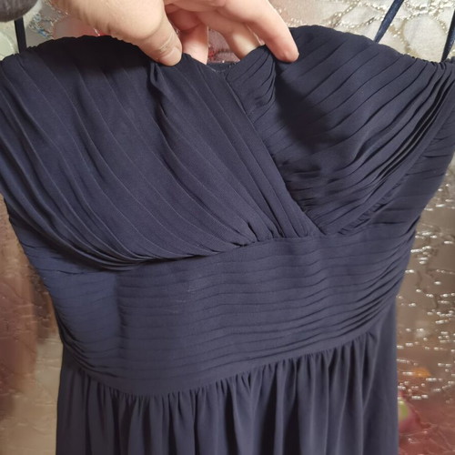 Montego dark blue dress like new, size S