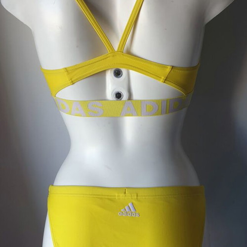Adidas women's bikini swimsuit new, yellow, size S