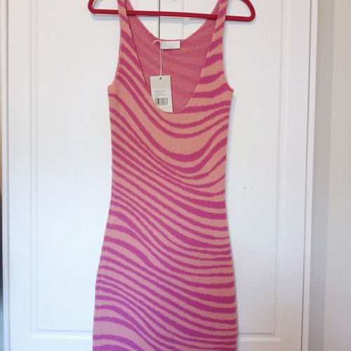 LeGer knitted dress pink new, size S