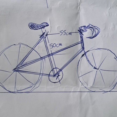 Ποδήλατο γυναικείο Motobecane Vintage μεταχειρισμένο, 27 ιντσών, κόκκινο, με ταχύτητες Suntour