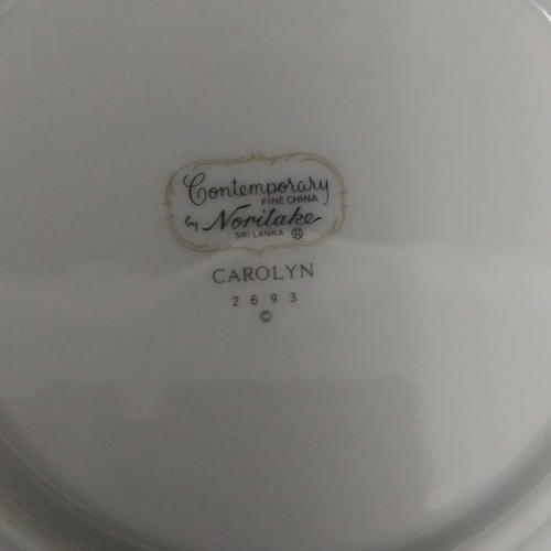 Noritake Carolyn deep soup plates 4 pcs new, bone china