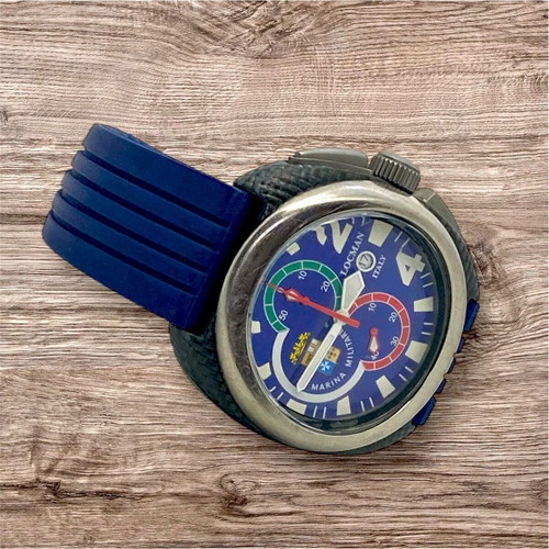 Locman Chronograph Marina Military Titanium watch used
