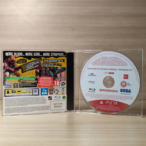 The House of the Dead Overkill Extended Cut PS3 used