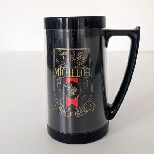 Michelob Vintage Plastic Beer Stein 16 cm used, Made in USA