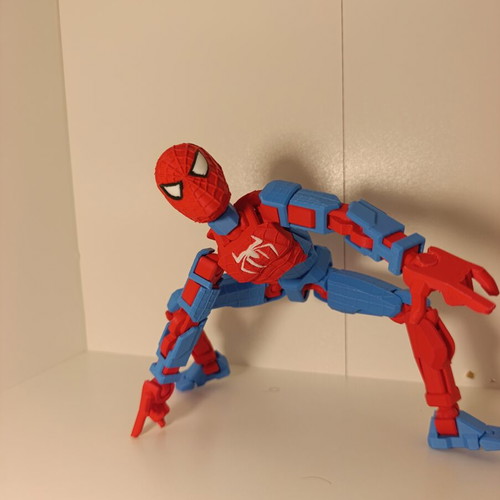 Spider-Man Dummy 3D εκτυπωμένη αρθρωτή φιγούρα 28 cm καινούργιο