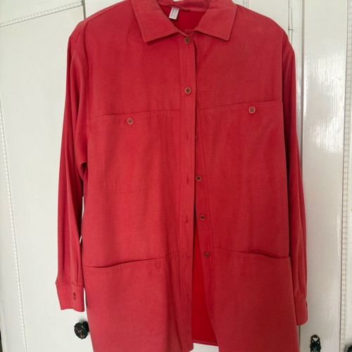 Red outerwear size 46 like new