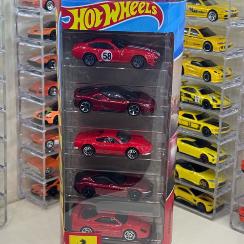 Hot Wheels Ferrari 5-Pack gift set new, die-cast models