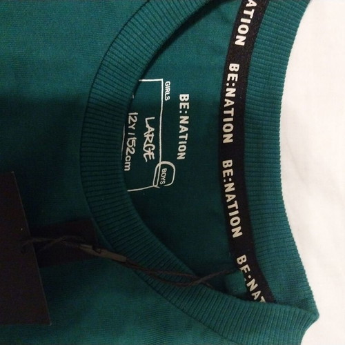 Short-sleeve T-shirt 12 years new, green, size 152 cm