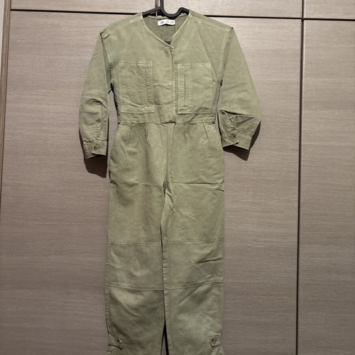 Zara kids' jumpsuit khaki size 8 years like new