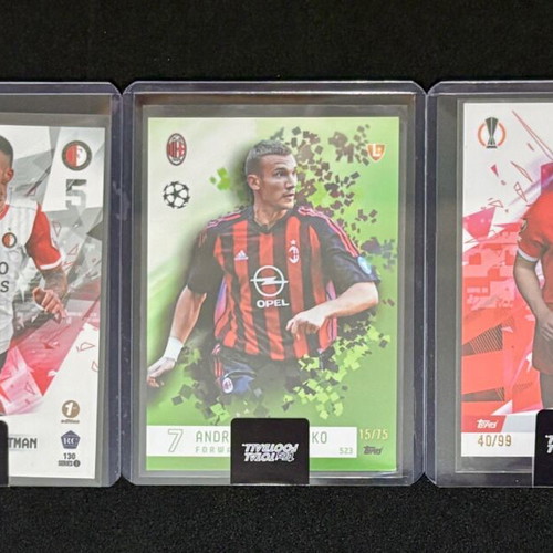 Topps Total Football card collection like new with Hartman RC, Shevchenko, Doak RC