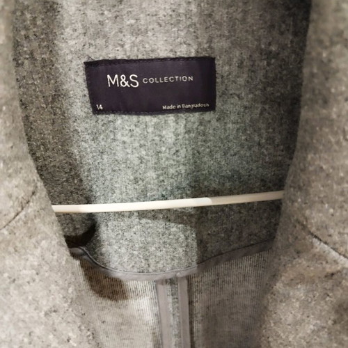 Marks & Spencer thin gray coat like new